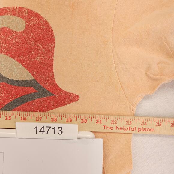 The Rolling Stones Band Crew Neck Short Sleeve T Shirt Mens Size XL Orange - Picture 6 of 9